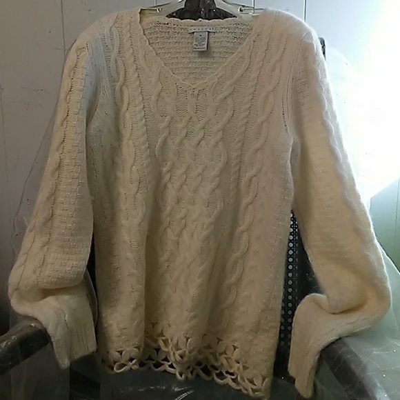 winter white dressy sweaters